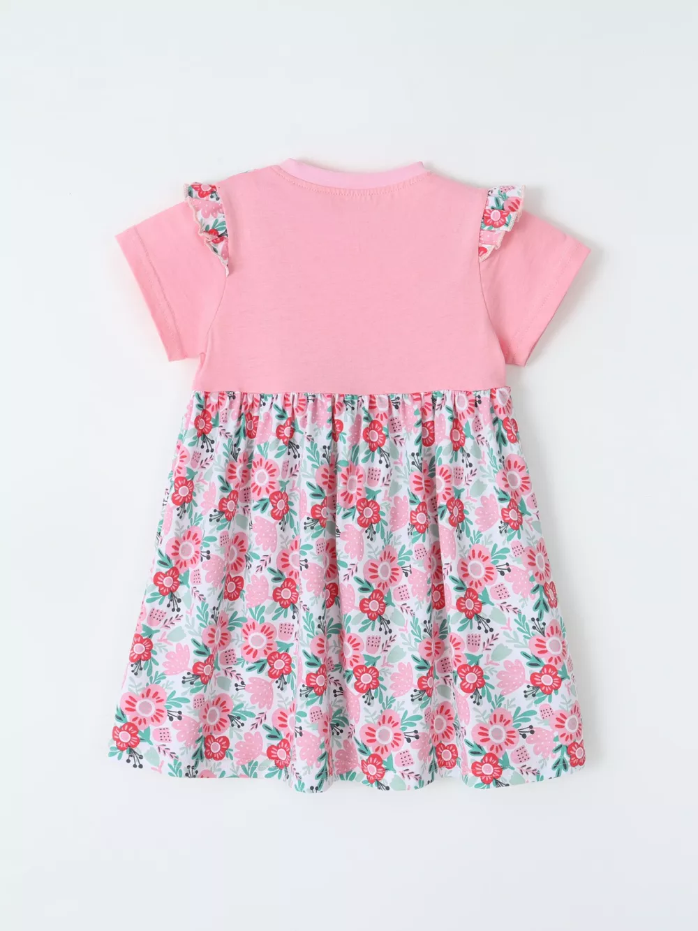 Children's Floral Print Bow Detail Dress, image 5