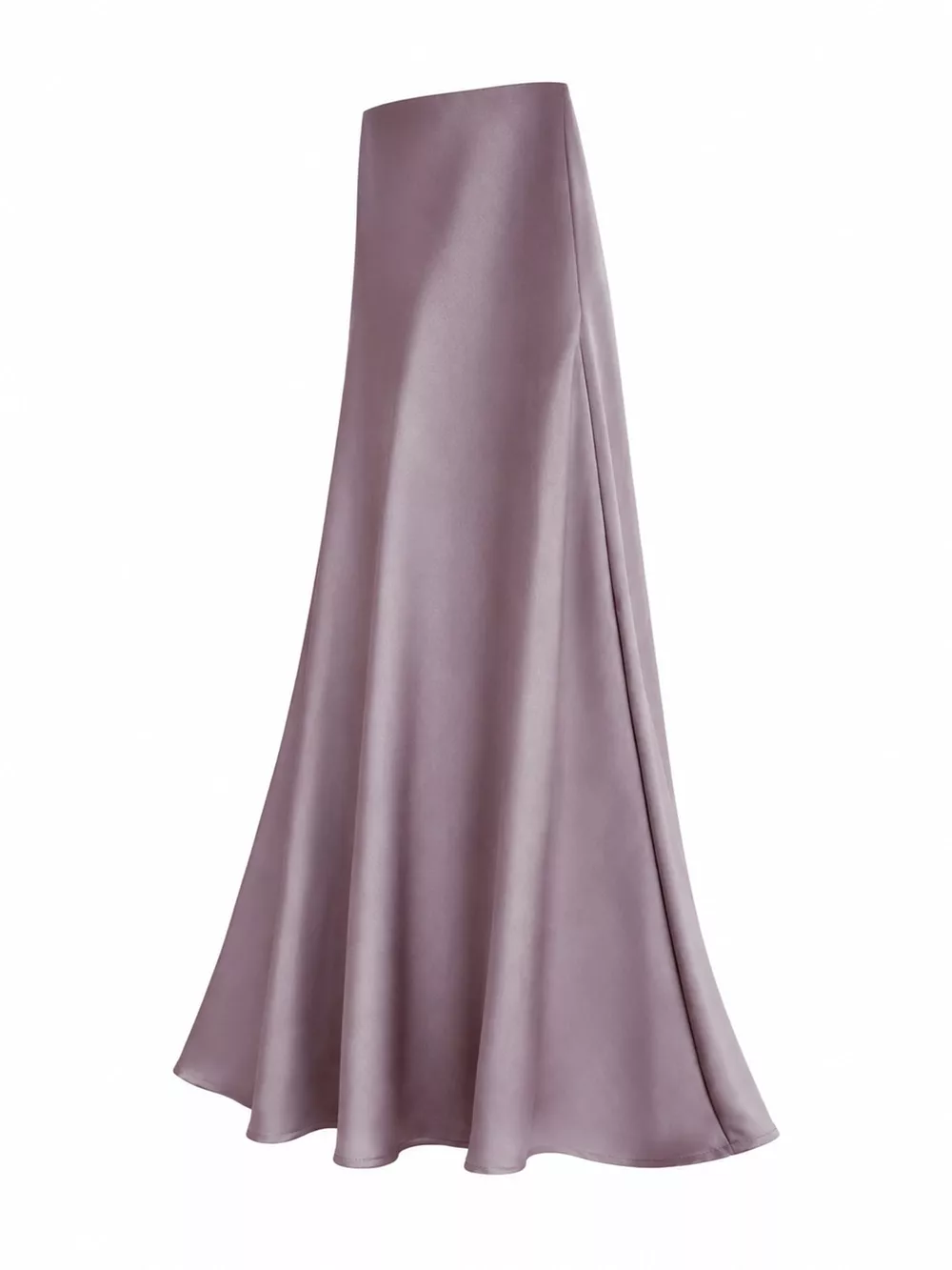 Full Size High-Waisted Satin Midi Skirt Plus Size, image 5