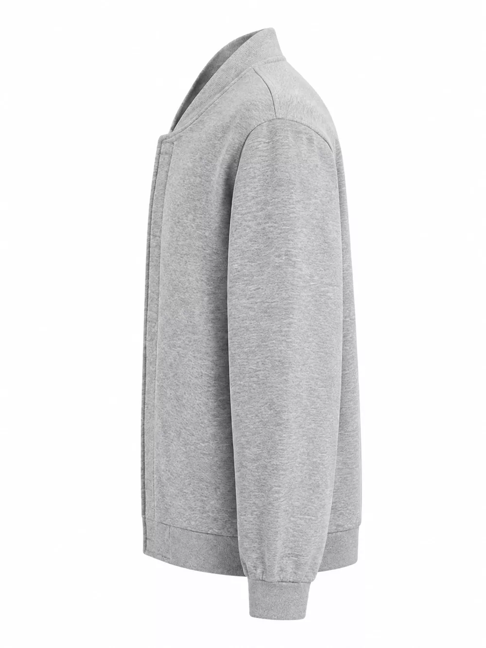 Men's Plus Size Zip Up Long Sleeve Sweatshirt, image 2