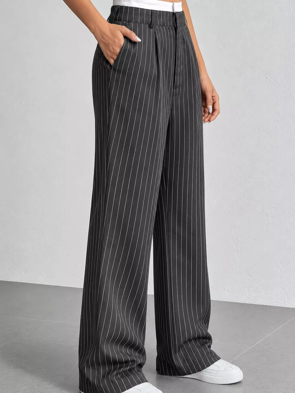 Striped Wide-Leg Pants, image 14