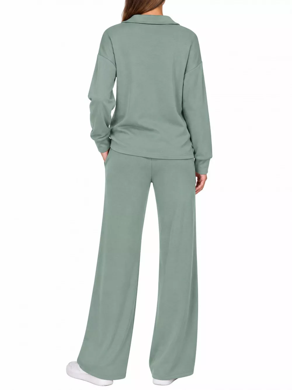 Dropped Shoulder Top and Pants Set, image 13