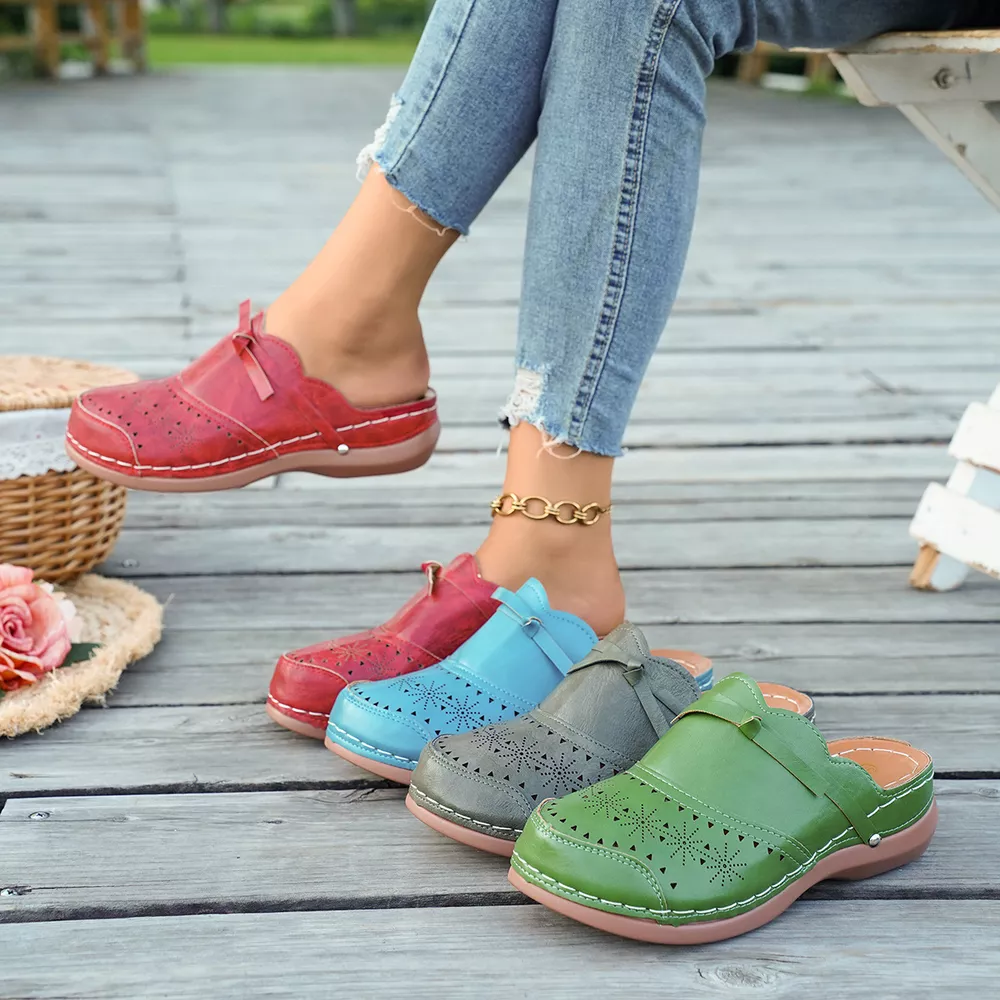 Round Toe Wedge Sandals, image 2