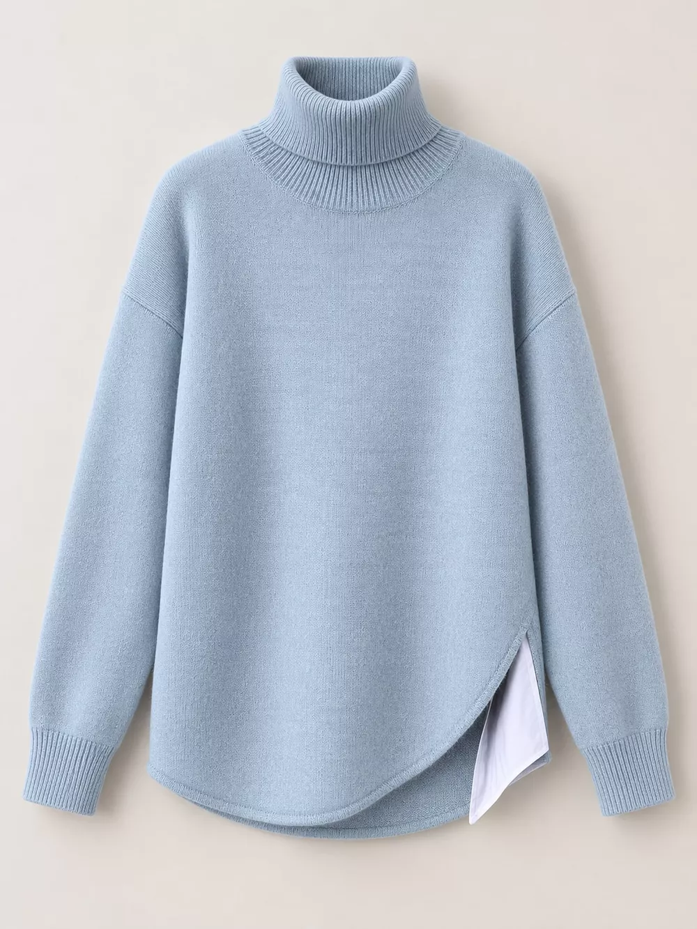 Turtleneck Dropped Shoulder Sweater, image 12