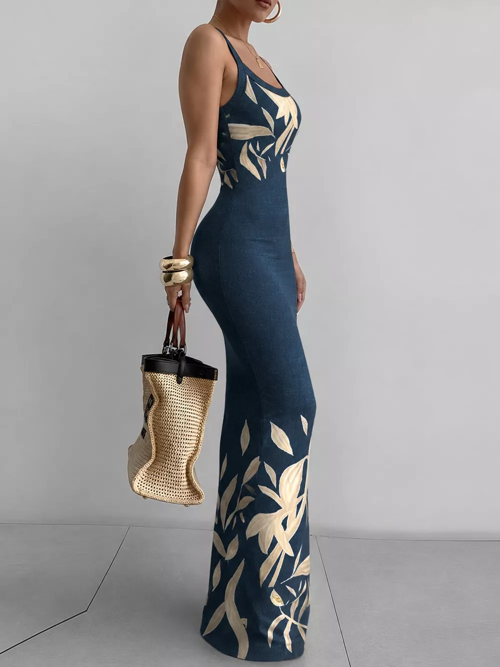 Sleeveless Bodycon Maxi Dress, image 7