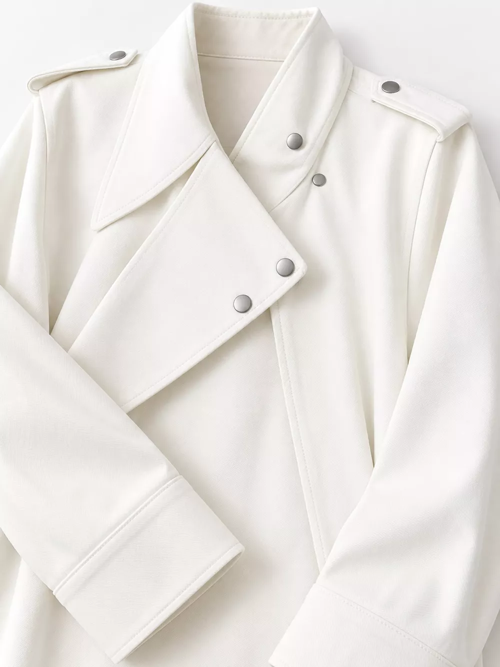 Asymmetric Zip-Up Moto-Style Jacket, image 5