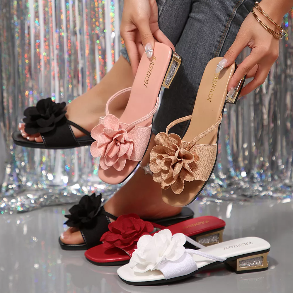 Open Toe Block Heels Sandals, image 2
