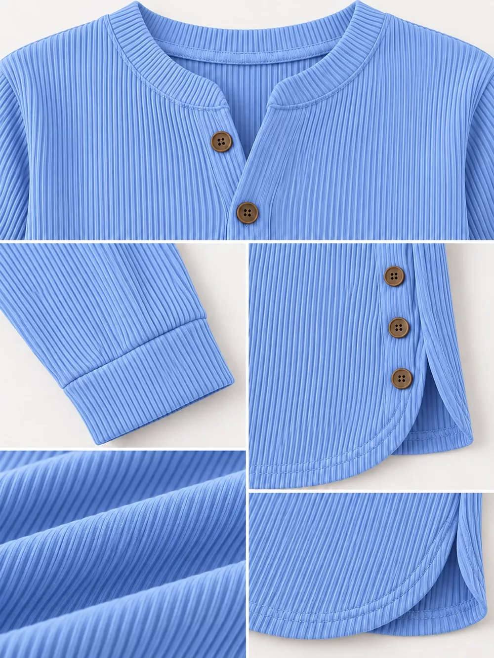 Full Size Button Detail Long Sleeve Top Plus Size, image 25