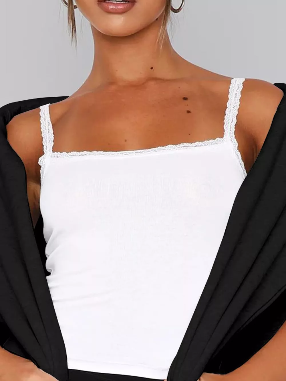 Lace Detail Cami Top, image 18