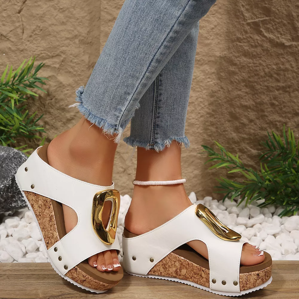 Open Toe Wedge Sandals, image 7