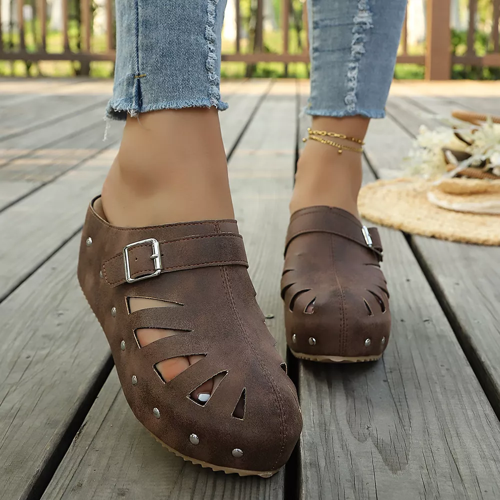 Round Toe Platform Sandals, image 5