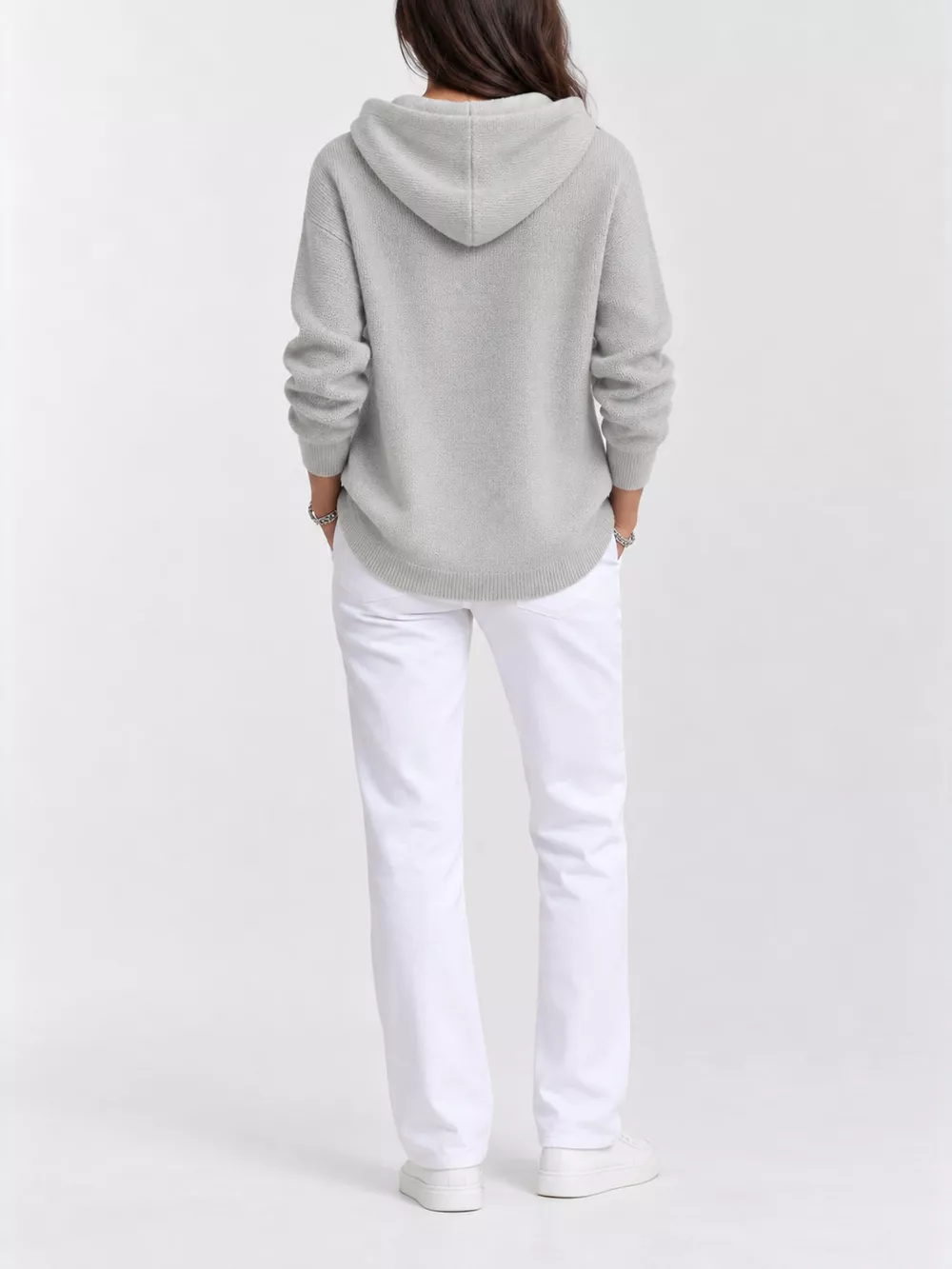 Full Size Hooded Button-Down Knit Cardigan Plus Size, image 49