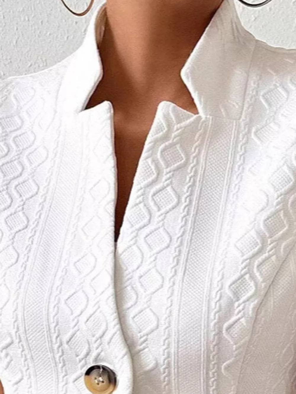 Textured Slim-Fit Button-Down Vest Coat, image 23