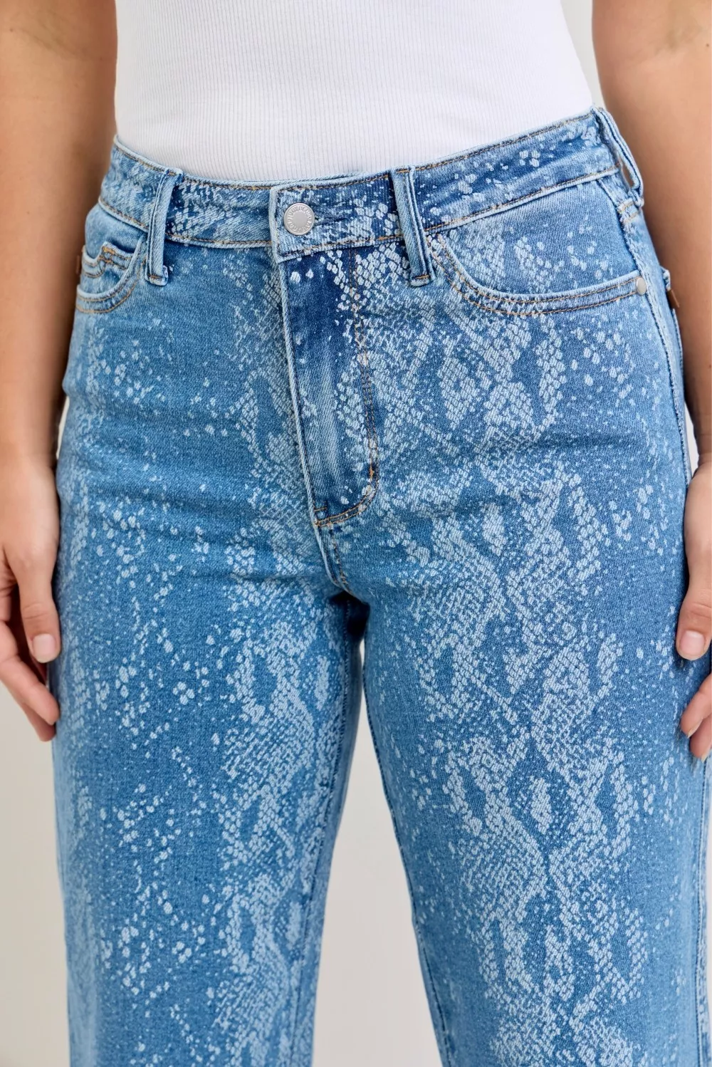 High Rise Ankle Wide Leg Jeans, image 5