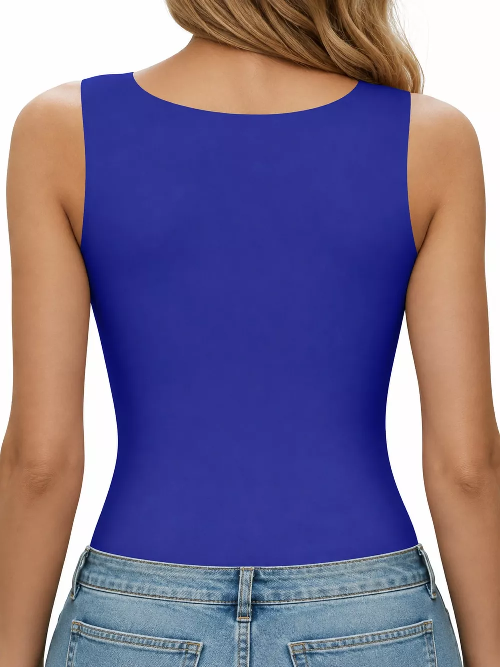 Square Neck Slim-Fit Tank, image 33