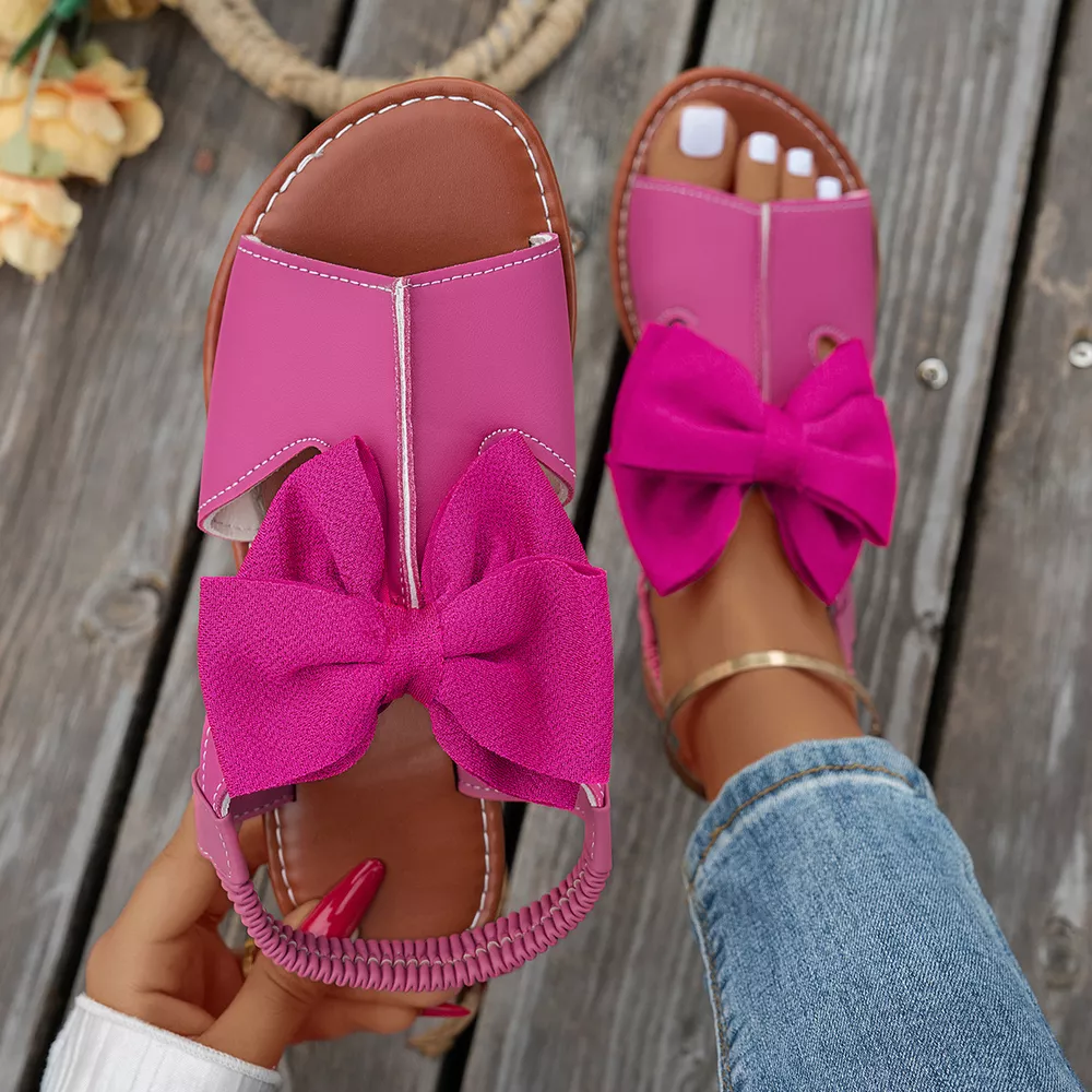 Open Toe Bow Sandals, image 4