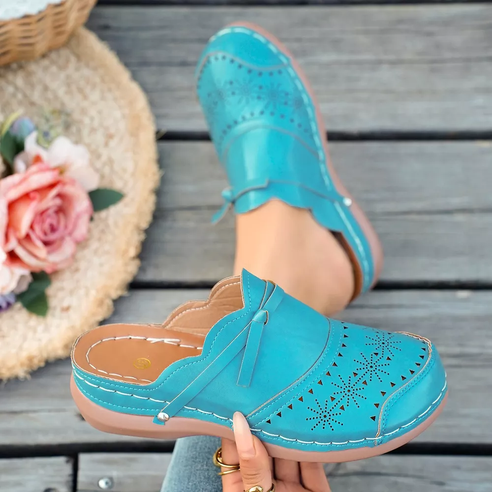 Round Toe Wedge Sandals, image 4