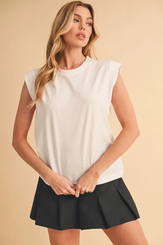 Solid Color Round Neck Tank