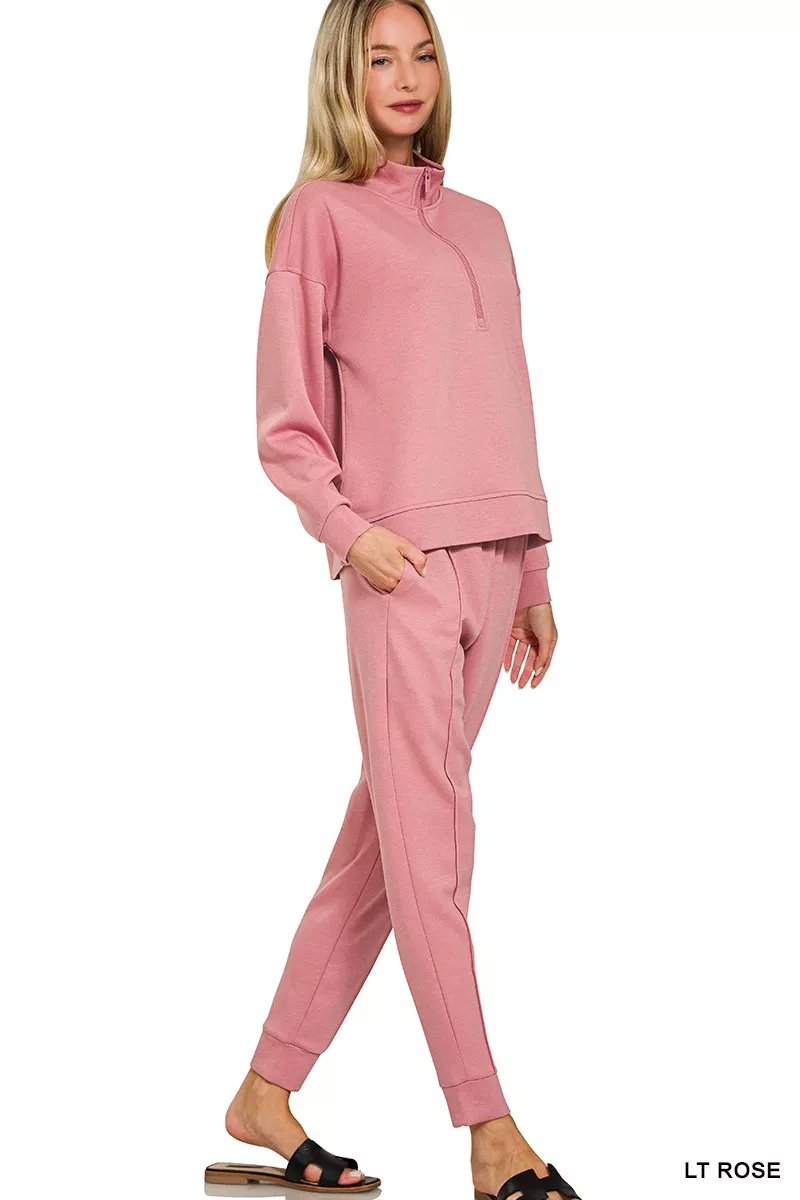Scuba Half Zip Pullover and Jogger Set, image 3