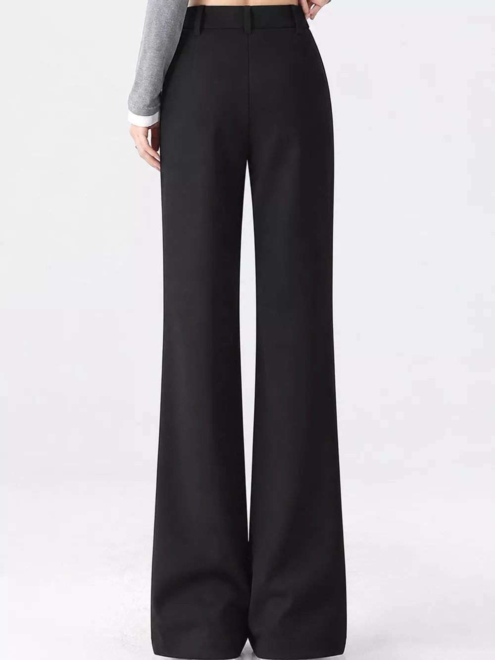 Full Size High-Waisted Slim-Fit Straight-Leg Pants Plus Size, image 12