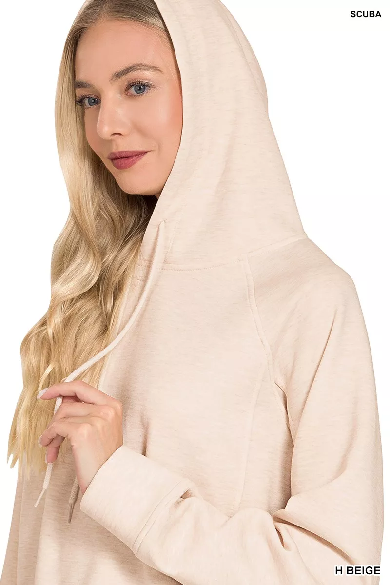 Drawstring Scuba Hoodie, image 2