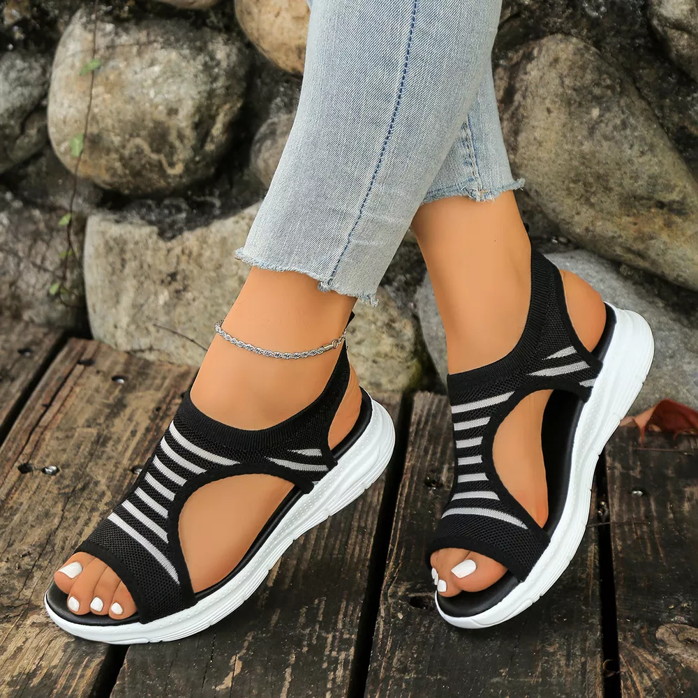 Breathable Cutout Sandals, image 3