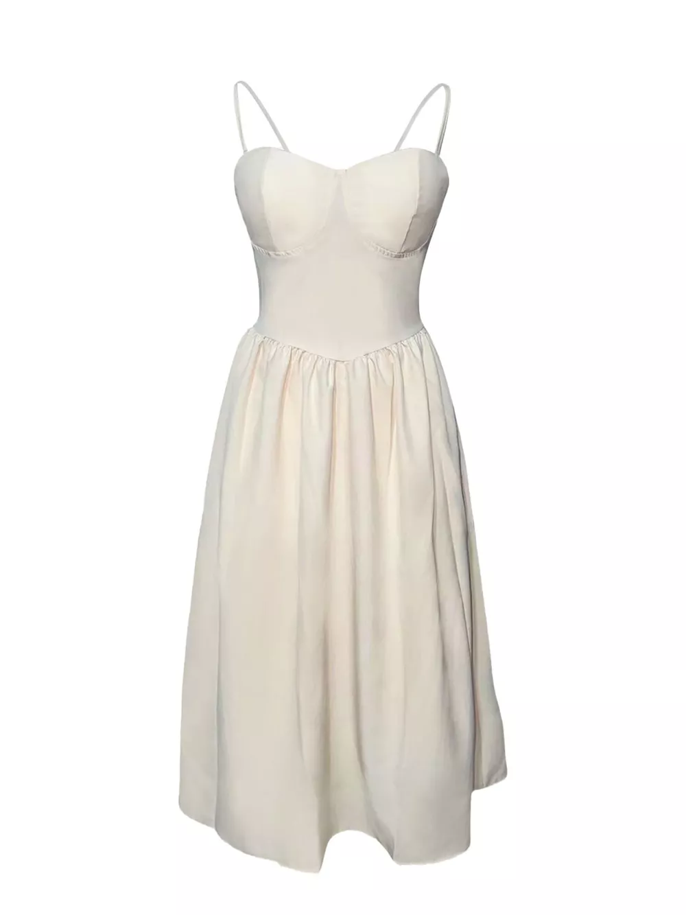 Sweetheart Neck Midi Cami Dress, image 19