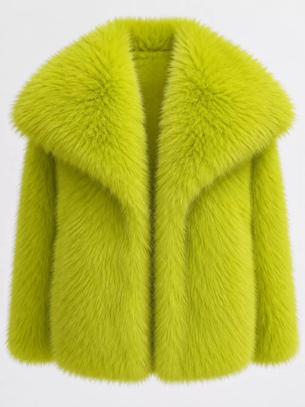 Fox Fur Collar Winter Outerwear, image 48