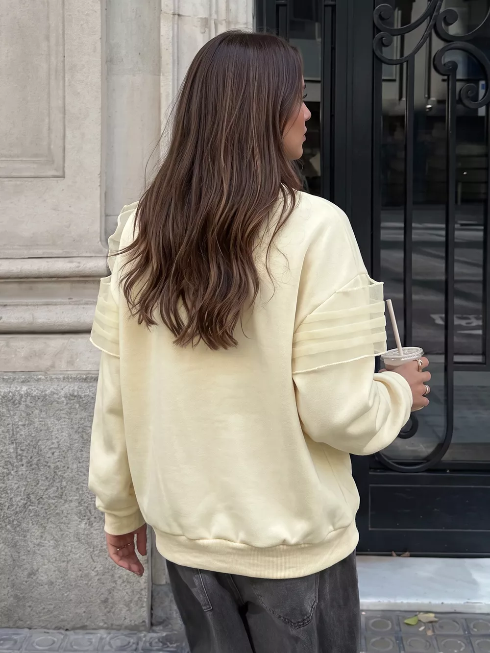 Bow Round Neck Long Sleeve Sweatshirt, image 7