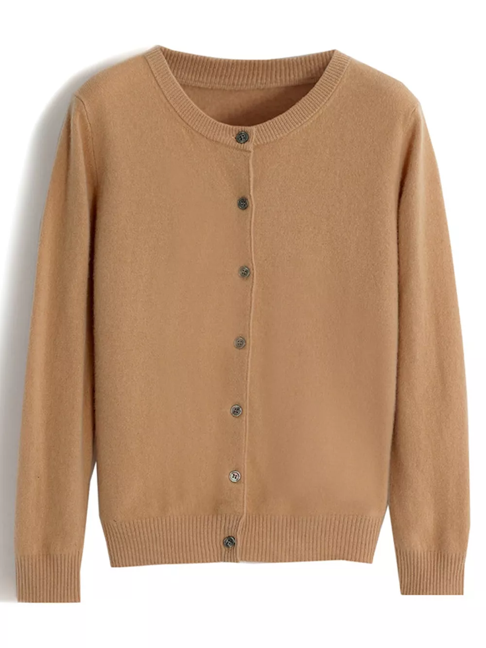 Crew-Neck Button-Down Cardigan, image 24