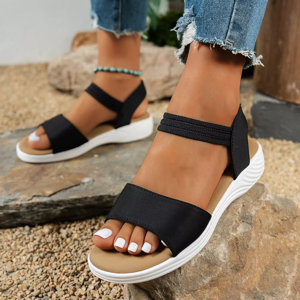 Open Toe Flats Sandals, image 2