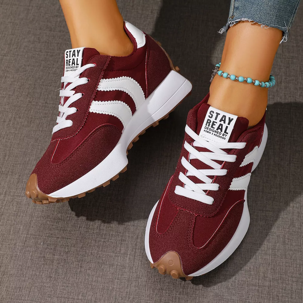 Lace Up Round Toe Sneakers, image 17