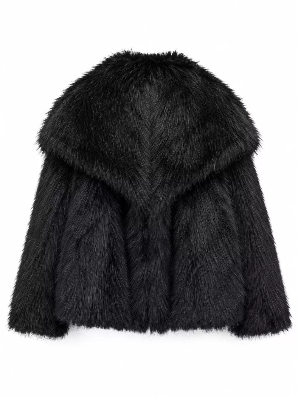 Fox Fur Collar Winter Outerwear, image 11