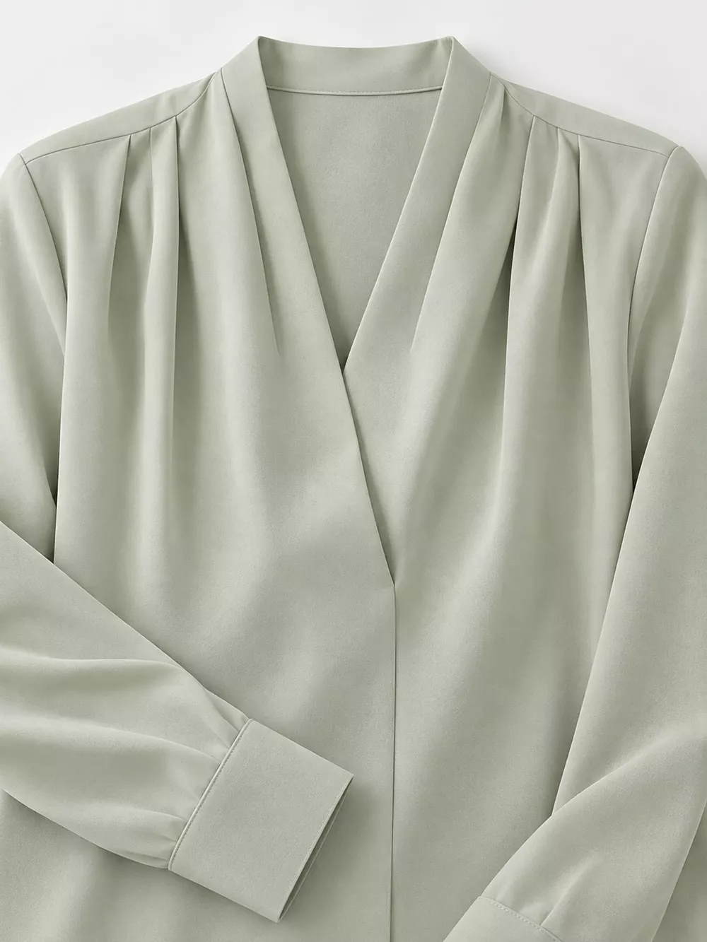 Long Sleeve Satin Blouse, image 13