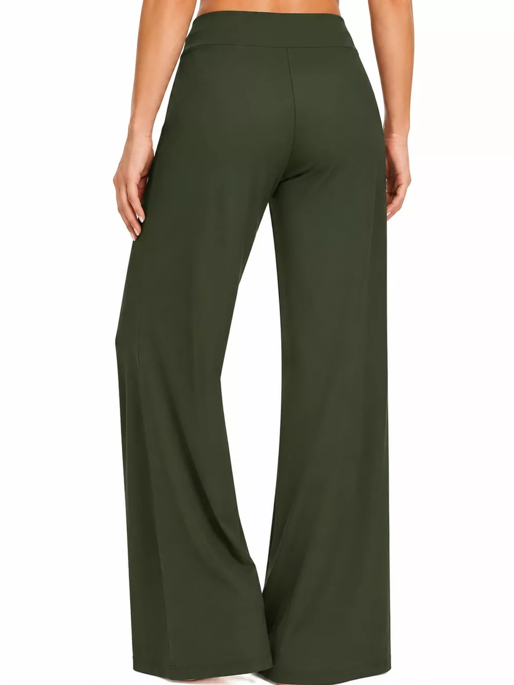 High-Waisted Wide-Leg Lounge Bottoms with Pockets, image 18