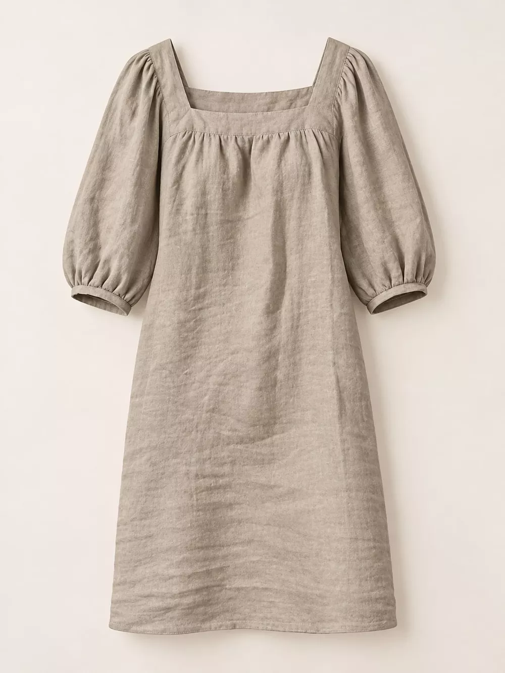 Square Neck Puff Sleeve Mini Dress, image 9