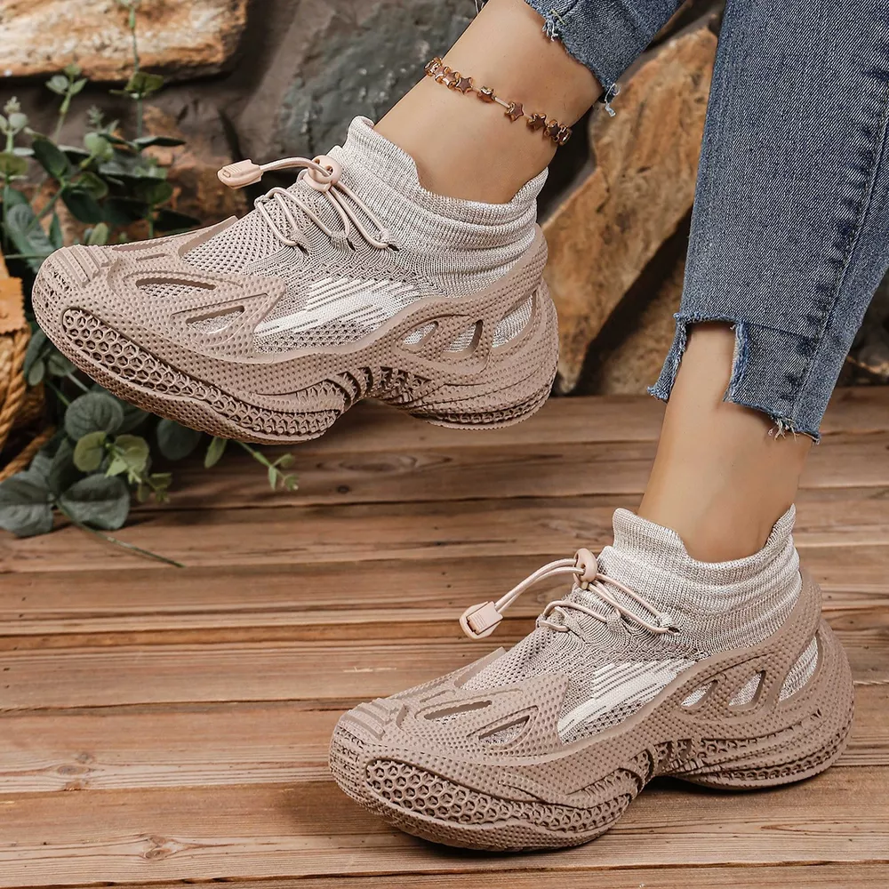 Lace Up Round Toe Sneakers, image 7