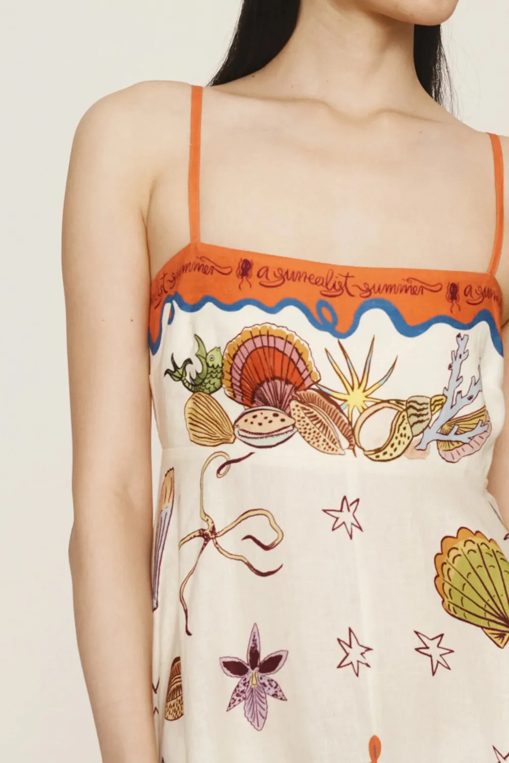 Printed Square Neck Maxi Cami Dress, image 7