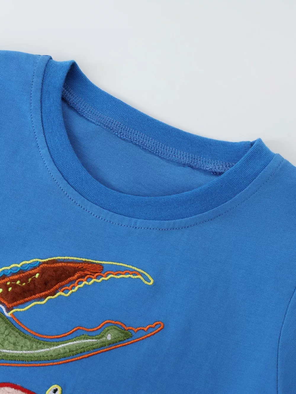 Children's Embroidered Crab Short Sleeve T-Shirt, image 4