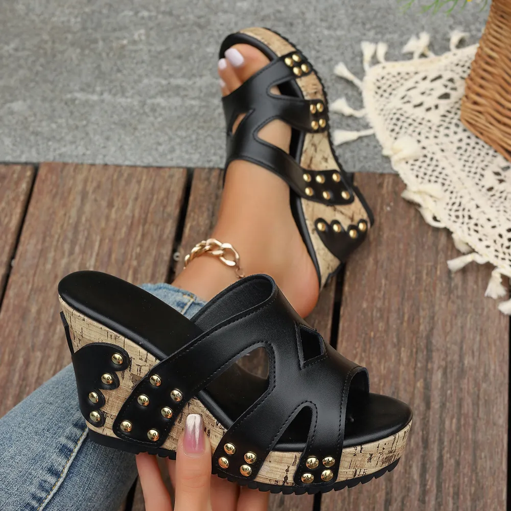 Open Toe Wedge Sandals