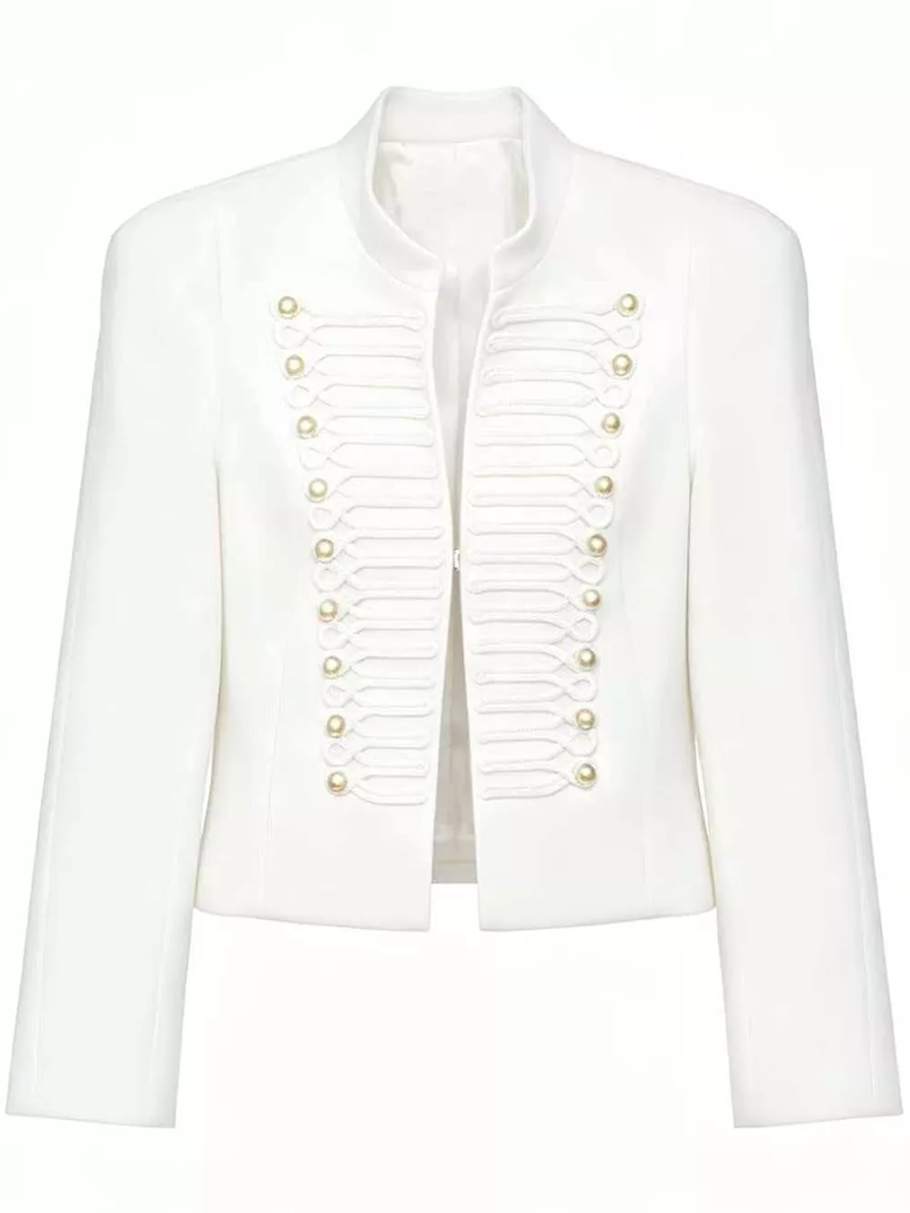 Decorative Button Cropped Jacket, image 7