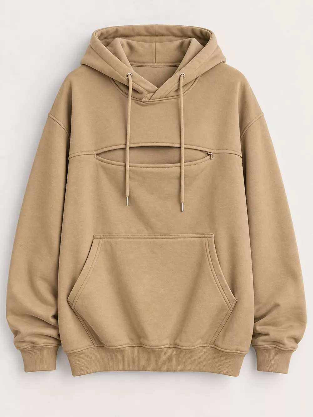 Full Size Cat Pouch Drawstring Hoodie Plus Size, image 37