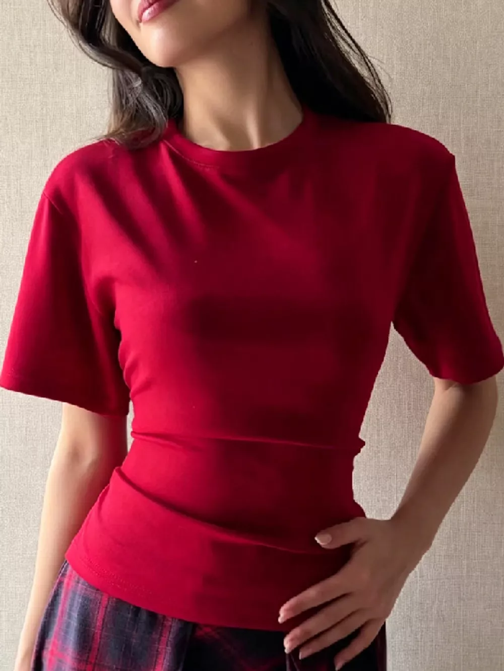 Round Neck Short Sleeve T-Shirt, image 9