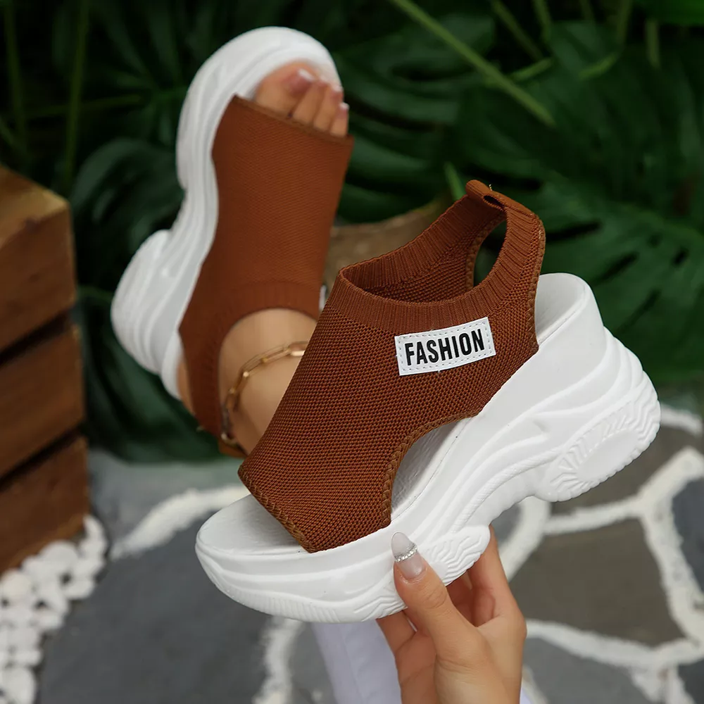 Open Toe Platform Wedge Sandals, image 11