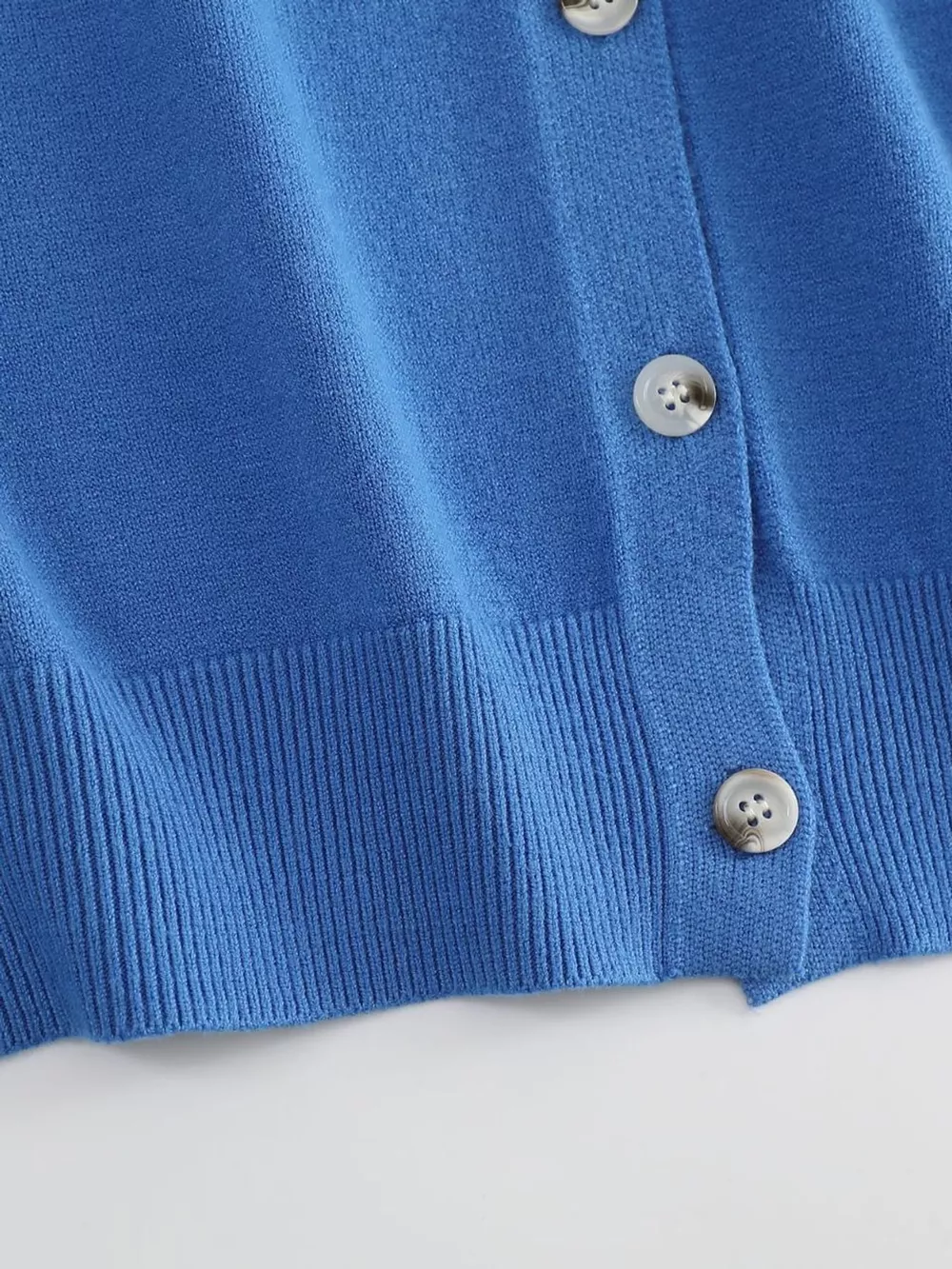 Plus Size Crew Neck Button-Down Knit Cardigan, image 19