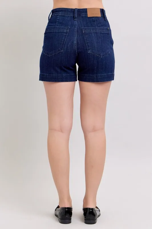 Full Size High Waist Denim Shorts Plus Size, image 14
