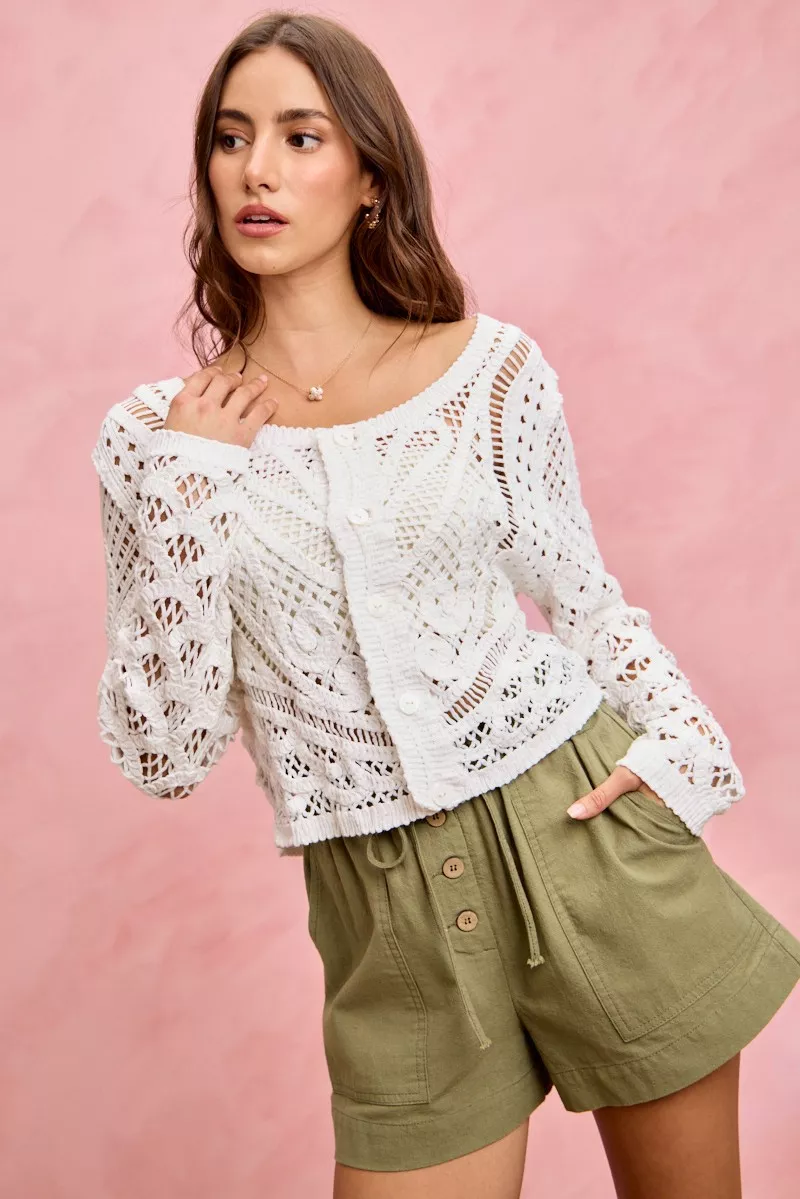 Paper Bag Patch Pocket Drawstring Twill Shorts, image 18