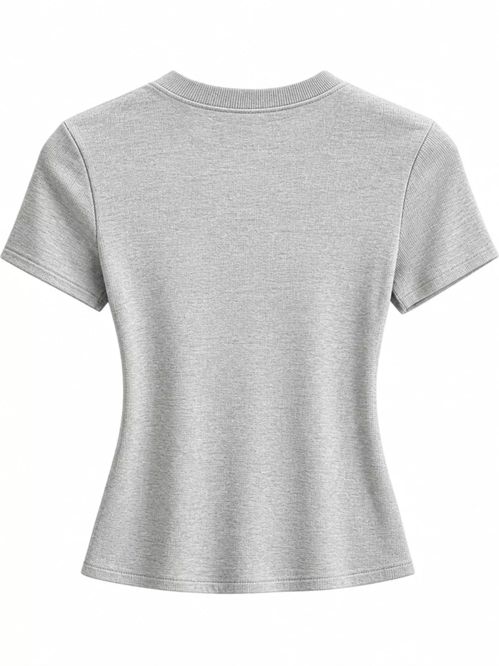 Slim-Fit Crew Neck Basic T-Shirt, image 18
