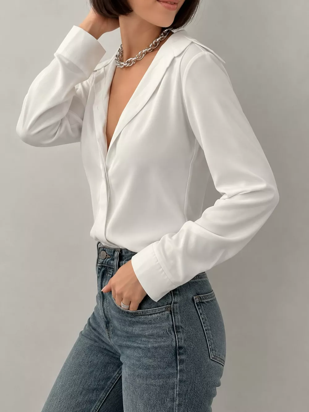 Button Up Long-Sleeve Shirt, image 19