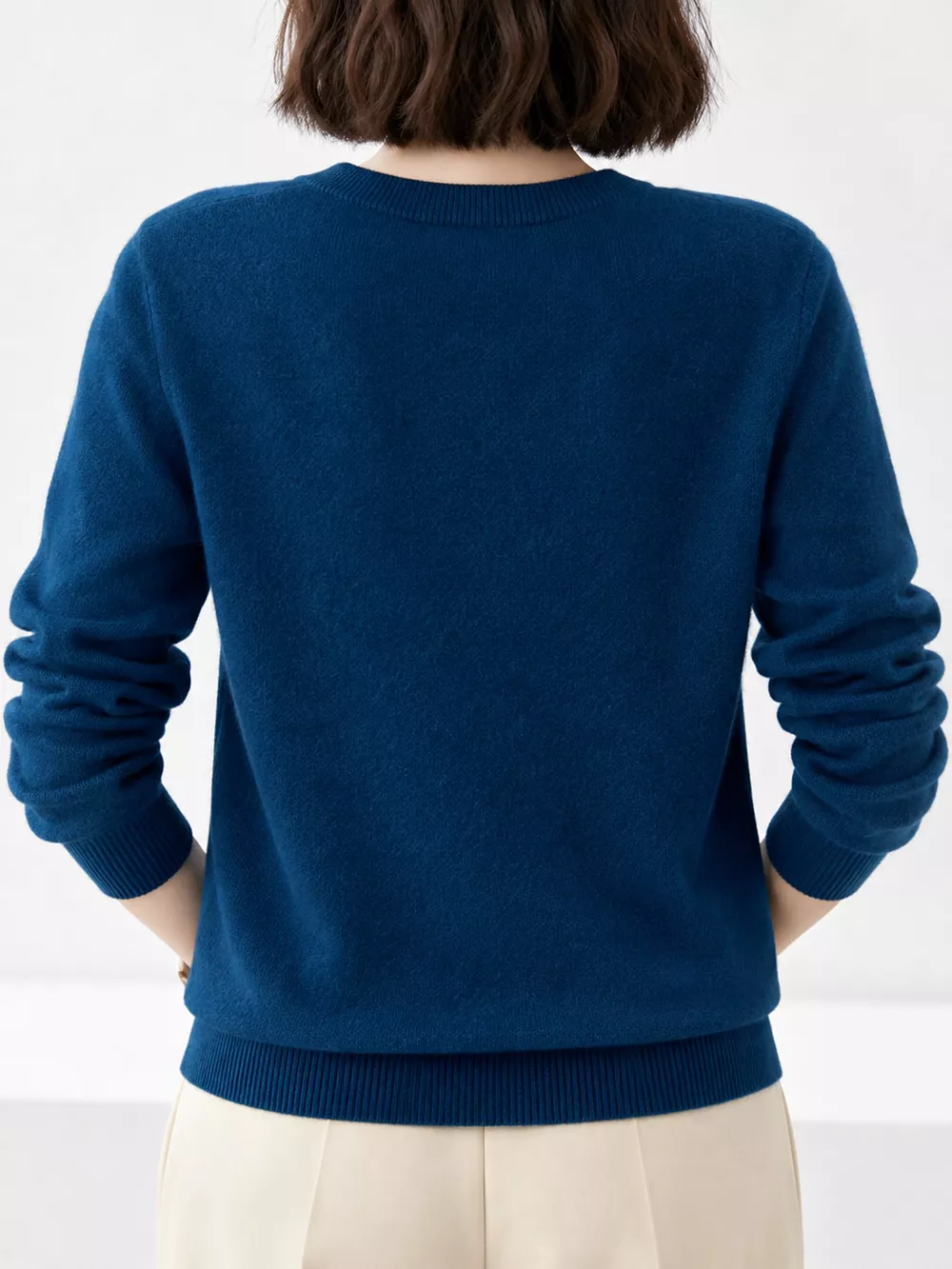 Crew Neck Button-Down Cardigan, image 59