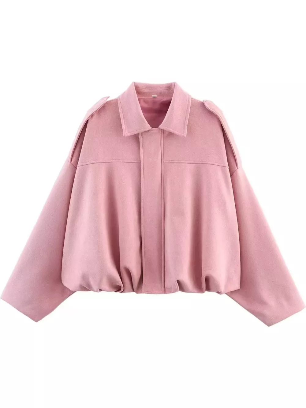 Zip Up Dropped Shoulder Jacket, image 30